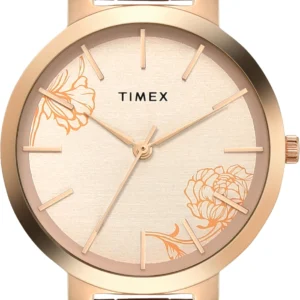 Timex-rose-gold-dial-analog-watch-women